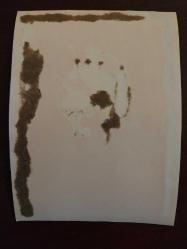 ATATÜRK FOTOĞRAFI,  KARATAHTA BAŞINDA LÂTİNCE YENİ ALFABEMİZİ TANITIRKEN ÇEKİLMİŞ,  DÖNEMİN İNCE KAĞIDA BASILMIŞ..ALBÜMDEN ÇIKMA..