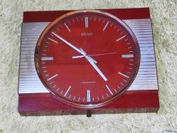 15549-VİNTAGE SEIKO TRANSTÖRLÜ DUVAR SAATİ