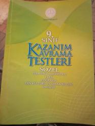9.Sınıf KAZANIM KAVRAMA TESTLERİ SÖZEL
