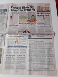 Sözcü Gazetesi -  1 Haziran 2016 - Zeljko Obradovic ve Ergin Ataman Polemiği - Fatih Terim - Tuncay Şanlı - Tümer Metin - Saraya 650 Milyonluk Opera Binası Yapılıyor - Damat Selçuk Bayraktar - Genelkurmay Başkanı Hulusi Akar - Recep Tayyip Erdoğan - Gezinin Yıldönümünde Yine Polis Müdahalesi