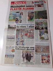 Sözcü Gazetesi - 22 Haziran 2021 - Ay Yıldızlı Milli Takımın Tarihi Rezaleti - Bjelica'da Mutlu Son Yakın - Müsiilajdan Sonra Plastik Alarmı - Aşı Rekoru 1 Milyar - 1 Temmuz'da Pandemi Yasağa Kalkıyor - Sezgin Baran Korkmaz Türkiye'de Yargılanmak İstedi - İnan Kıraç - Kemal Kılıçdaroğlu'na Çubuk Saldırısı - AYM HDP İddianamesini Kabul Etti - Bayramda 3 Milyon Dolar Rüşvet Dağıttım