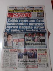 Sözcü Gazetesi - 6 Mayıs 2017 - Kadir Topbaş'ın Damadı Ömer Faruk Kavurmacı'nın Tahliyesinden Skandal Üstüne Skandal Çıktı - Volkan Demirel - Semih Yuvakuran - Tutuklu Hasta Gazeteciler Bırakılmadı - CHP'li Vekil Ali Hakverdi - 13 Vekille Kurultay Çağrısı - Muharrem İnce - Kürtlerin Bağımsızlık Referandumu - Mesut Barzani