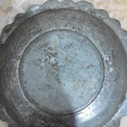 Gerçek Osmanlı İşlemeli Bakır Tabak