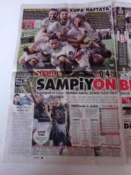 Sözcü Gazetesi - 29 Mayıs 2017 - Şampiyon Beşiktaş - Burak Akbay Beni FETÖ'cülükle Değil Delikanlı Gibi Sözcü'nün Sahibini Olmakla Suçlayın - Kadir Topbaş'ın Damadı Ömer Faruk Kavurmacı Tahliye Edildi - Mavi Marmara - Mediha Olgun İsrail Askerlerinin Elinde Rehin Kaldı