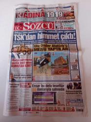 Sözcü Gazetesi - 18 Mayıs 2016 - Beşiktaş'ta Şampiyonluk Kutlamaları- Ulu Önder Atatürk'ü Menü Yaptılar - Medya Patronuna Gazilik Teklif Eden Komutan Kim - Devlet Bahçeli Nikaha Giden Paşa'ya Sahip Çıktı-  Dokunulmazlık Oylamasında Fire - Ensar Vakfı Bu Kez Tesettür İlanlarıyla Sahnede
