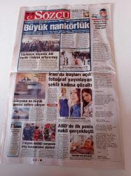 Sözcü Gazetesi - 18 Mayıs 2016 - Beşiktaş'ta Şampiyonluk Kutlamaları- Ulu Önder Atatürk'ü Menü Yaptılar - Medya Patronuna Gazilik Teklif Eden Komutan Kim - Devlet Bahçeli Nikaha Giden Paşa'ya Sahip Çıktı-  Dokunulmazlık Oylamasında Fire - Ensar Vakfı Bu Kez Tesettür İlanlarıyla Sahnede
