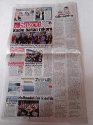 Sözcü Gazetesi - 19 Eylül 2021 - Trabzonspor Teknik Direktörü Abdullah Avcı - Arnavutlukta Kadın Bakan Rekoru - Memleket Partisi Başkanı Muharrem İnce Sen Tayyip Erdoğan'ın  Şeyhülislamı Mısın Yoksa Diyanet İşleri Başkanı Mısın - Arap Liderlerden Şortlu Zirve - Ekrem İmamoğlu - Türkiye'nin Kabil Havalimanı'nı İşletmesinin Çok Belalı Sonuçları Olur