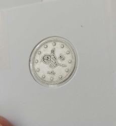 1327-4 GÜMÜŞ 2 KURUŞ SULTAN MEHMET REŞAT DÖNEMİ ORİJİNAL ÇOK ÇOK TEMİZ BB2CC2 NADİR