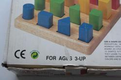 Şekil ve Boyut Ayırma Panosu  ÖĞRETİCİ EĞİTİCİ COCUKLAR İÇİN  (YENİ RAF