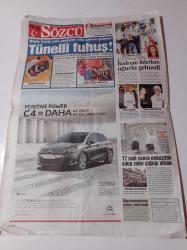 Sözcü Gazetesi - 24 Şubat 2011 - Fenerbahçe Ülker - Anadolu Efes - Sezen Aksu Geliniyle Yemek Yedi - Siyasette Dil Koparma Kavgası - Savaş Gemimiz Akdeniz'de - Muammer Kaddafi - Kemal Kılıçdaroğlu AKP'linin Oyuyla İktidar Olacağız