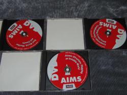 DVD AIMS DVD ÇALIŞMA SETİ-DERS YARDIMCI DVD SETİ-İNGİLİZCE DİLİNDE 3 ADET FEN BİLİMLERİ DVD SETLERİ-- TEMİZ PROBLEMSİZ DVD LER.