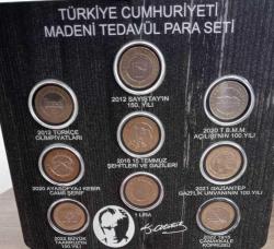 Tedavül Seti AHŞAP SERGİLEME KİTİ (RESİMDEKİ ÜRÜN GÖNDERİLECEKTİR) (Hediyelik Vitrin ve Masa Üstü Ürün)