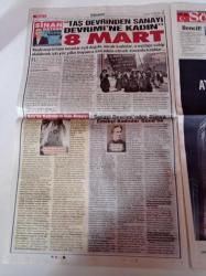 Sözcü Gazetesi - 8 Mart 2021 - Demba Ba'dan Hayat Öpücüğü - Radamel Falcao - CHP'li Vekil Sera Kadıgil'den 8 Mart Dünya Kadınlar Günü Çıkışı - 1 Yılda 300 Ocak Şubat'ta İse 58 Kadın Öldürüldü - Ertuğrul Akbayı Andık - Korona Haritası Değişti
