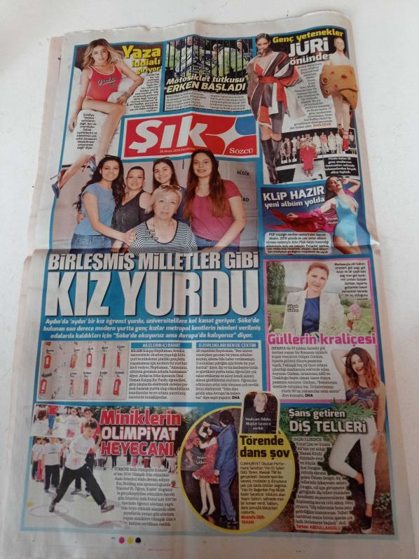 Sözcü Şık Gazetesi 26 Mayıs 2016 Birleşmiş Milletler Gibi Kız  