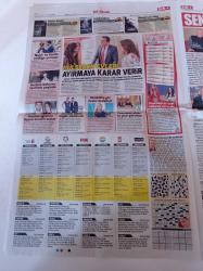 Sözcü Şık Gazetesi - 11 Mayıs 2015 - Acun Ilıcalı'nın Survivor'ı- Şarkıcı Ayşe Özdemir - Dostlardan Zeki Alasya'ya Veda - Edip Akbayram - Metin Akpınar - Tarık Akan - Perran Kutman - Orhan Gencebay - Kemal Kılıçdaroğlu