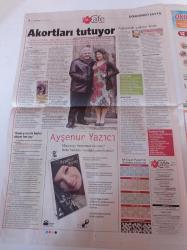 Milliyet Cafe Gazetesi - 29 Aralık 2008 - Uğur Yücel Ve Şebnem Bozoklu Fotoğrafı - Aliye Dizisinden Güldünya'ya - Seda Sayan  İnsanlar Başbakandan Çok Bana Geliyor - Deniz Berdan - Melike Demirağ'dan Greenpeace Destekli Klip - Özge Özberk - Şahan Gökbakar - Recep İvedik