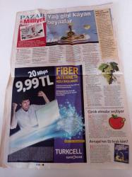 Milliyet Pazar Gazetesi - 15 Mayıs 2011 - Şanslı Masa'ya Fısıldayan İkili Sinan Çalışkanoğlu Ve Orçun Kaptan Fotoğrafı - Ömür Gedik Hayvansever Deli Kadın Önyargısı Geçmişte Kaldı - Sansürsüz İnternet - Teoman İnce İnce'yi Keşfetmekte Geç Kalmış - Chill Out Altıncı Yılında İstanbul'a Sığmıyor - Mesut Yar Verdiği 42 Kilonun Kitabını Yazdı