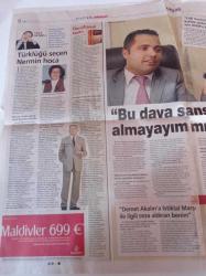 Milliyet Pazar Gazetesi - 3 Ekim 2010 - Avrupa Kupasına Gidemeyen Şampiyon Korfbol Takımı İncirliova Belediyespor - Avukat Rezan Epözdemir Ceza Davaları Biraz Şov Sanatıdır -   Caz Eşliğinde Çikolata - İyi Yatırımın Kokusunu Alırız - Seben Koçibey Az Daha ABD'de Polis Olacaktı - Yemeksepeti - Nevzat Aydın - Big Chefs- İpekyol