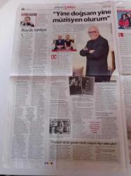 Milliyet Pazar Gazetesi - 3 Ocak 2016 - Cahit Melodi Fabrikası Cahit Berkay - Balkan Şampiyonasında Altın Madalya Kazanan Aysu Paralı - Türk Japon Dostluğunu Anlatan Ertuğrul 1980 Filmi - The Beatles - Çanakkale Savaşları - İlber Ortaylı - Ünlü Sömeliye Paolo Basso Dünyanın En İyi 66 Mahzenini Seçti