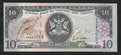 ** TRİNİDAD ve TOBAGO ( 10 * DOLLAR ) 2006 * KAYIK  BASKI - ÇİL