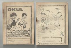 ESKİ GÜNLERDEN 4 ADET OKUL DEFTERİ...