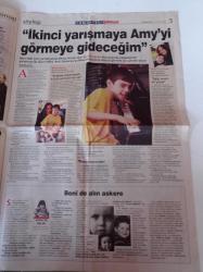 Milliyet Cumartesi Gazetesi - 15 Şubat 2003 -  Anadolu'nun İlk Kadın Saat Ustası Şükran Lişesivdin - Oğuz Çetin - Borusan'dan İki Ayrı Etkinlik- Fransız Kültür Merkezi -Eminem Eminem'i Oynuyor - Metin Üstündağ - Barmenler Yarışacak - Arabesk Söylemeyen Küçük Anıl