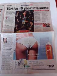 Milliyet Cumartesi Gazetesi - 12 Nisan 2003 - Nuri Alço Ben Tecavüzcü Coşkun'un Bir Üstüydüm - İnternet Mahir- Okul Müdürü Turbo Motorlu Eskort Kraliçesi -  - Frida Kahlo - Milano'da Beş İTÜ'lü Tasarımcı - Pelin Batu Fotoğrafı-