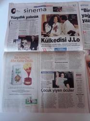 Milliyet Cumartesi Gazetesi - 12 Nisan 2003 - Nuri Alço Ben Tecavüzcü Coşkun'un Bir Üstüydüm - İnternet Mahir- Okul Müdürü Turbo Motorlu Eskort Kraliçesi -  - Frida Kahlo - Milano'da Beş İTÜ'lü Tasarımcı - Pelin Batu Fotoğrafı-