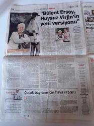 Milliyet Cumartesi Gazetesi - 21 Nisan 2007 - Lider Motosiklet Yarışçısı Kenan Sofuoğlu Kaskına Sponsor Arıyor - Şarkıcı Göksel Şarkılarımda Hem Dalga Geçerim Hem Üzülürüm -  Ajda Pekkan- Hür Doğdum Hür Yaşarım Kitabı - Asteriks ve Vikingler - Deniz Baykal - Ertuğrul Özkök