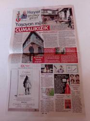 Cumhuriyet Cumartesi Gazetesi - 10 Nisan 2021 - Kahvaltı Evleriyle Cumalıkızık - Ayşegül Cengiz Oyunculuk Doktorluk Gibi Şifa Verir - Camdaki Kız Romanı - Doğduğun Ev Kaderindir - Masumlar Apartmanı - Sadakatsiz Dizisi - Dokunaklı Bir Drama Aşktan Sonra - Elif Tanuğur Samancı 100 Kadını Arıcı Yaptık