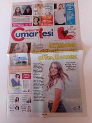 Cumhuriyet Cumartesi Gazetesi - 25 Eylül 2021 - Oyuncu İlayda Alişan Fotoğrafı - Sanat Otellerinin Müthiş Ambiyansı- Hanedan'ın Atatürk'e Saygısı Büyüktü - Olağan Şüpheliler Feyyaz Gümüş - Merkür Retrosu Başlıyor - Yaşasın Süveter Geri Döndü - Sonar Başlıyor - Türk Sinemasının Çekilemeyen Sahneleri