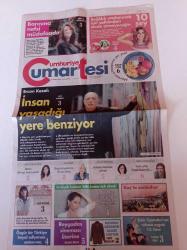 Cumhuriyet Cumartesi Gazetesi - 6 Kasım 2021 - Ercan Kesal Fotoğrafı - İnsan Yaşadığı Yere Benziyor - Oyuncu Nilay Erdönmez En Büyük Korkum Kötü İnsana Aşık Olmak - Kaş'ta Sonbahar - Ebru D. Dedeoğlu - Mars Akrep Burcunda - Reygadas Sineması Üzerine - Şehir Tiyatroları'nın Ruhuna Uygun 12. Gece