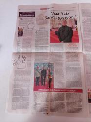 Cumhuriyet Pazar Gazetesi - 10 Ekim 2021 - Aziz Sancar Fotoğrafı - Okumak Yetmez Deney Şart - Fırçası Işık Tuvali Uzay - Boji İle Şehir Turu Keyifli - Cem Yiğit Üzümoğlu Ve Duygu Sarışın Fotoğrafı - Türkçe'nin Hali İşler Acısı - Ressam Hayrettin Karaerkek- Zeki Ama Türü Ne