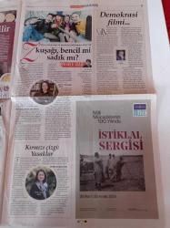 Cumhuriyet Pazar Gazetesi - 5 Mayıs 2019 - Zülfü Livaneli Demokrasi Filmi - Yayıncı İlhan Erdost'un Kızı Alaz Erdost - Michelle Obama Fotoğrafı - Goncagül Sunar Hepimizin Derdi Dert Anlatmak - Didim'de Yeni Keşfim Gelebeç- Arka Sokaklarında Hayat Var Ayvalık