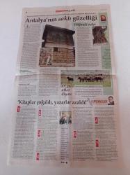 Cumhuriyet Pazar Gazetesi - 26 Mayıs 2019 - Sayı 1524 Nejat İşler Fotoğrafı- Suna Yıldızoğlu Yakında Sahnede - Teniste Rekabetin En Güzel Hali - Tevfik Fikret Müzesi - Vejetaryen Yaşam - Köksal Atay'ın Hikayesi - Vefa Zat Öldü - Antalya'nın Saklı Güzelliği - Yves Rocher