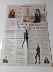 Cumhuriyet Pazar Gazetesi - 21 Şubat 2010 - Sayı 1248 - Modanın Yeni Sözcüsü Güneydoğulu Kadınlar - Türkan Şoray Egosuz Bir İnsanım - Mehmet Aslan Kaosa Alıştım Buralardan Gidemem - Toplum Düşmanı KargArt'taki Serginin Adı -  Pazarlar Çağa Ayak Uyduruyor - Duvarlara Asılan Servet Boya Ve Tuval - Kaplumbağa Terbiyecisi