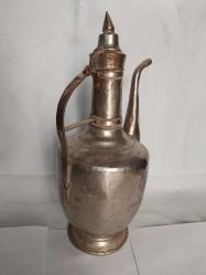 BAKIR İBRİK, ANTİKA BAKIR İBRİK 1930-40 LARDAN USTA İŞİ BAKIRDAN MAMÛL İBRİK, MUHTEŞEM İŞÇİLİKLİ, DEKORLUK BAKIR İBRİK.