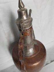 BAKIR İBRİK, ANTİKA BAKIR İBRİK 1930-40 LARDAN USTA İŞİ BAKIRDAN MAMÛL İBRİK, MUHTEŞEM İŞÇİLİKLİ, DEKORLUK BAKIR İBRİK.