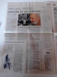 Cumhuriyet Haftasonu Gazetesi - 12 Nisan 2008 - Sayı 98 -  Ay Yıldız Altındaki Sürgünlerin Kitabı - Heykellerle Evren -- İş Arıyoruz Adlı Film -  Eşref Dinçer -Sırrı Süreyya Önder Fotoğrafı - Cuntacılar Yargılanırsa Aşk Filmi Yaparım - Emre Kınay Tiyatrocular Birbirini Sevmez - Ara Güler