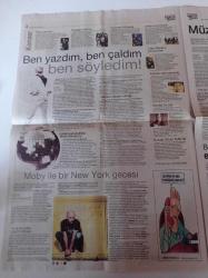 Cumhuriyet Haftasonu Gazetesi - 12 Nisan 2008 - Sayı 98 -  Ay Yıldız Altındaki Sürgünlerin Kitabı - Heykellerle Evren -- İş Arıyoruz Adlı Film -  Eşref Dinçer -Sırrı Süreyya Önder Fotoğrafı - Cuntacılar Yargılanırsa Aşk Filmi Yaparım - Emre Kınay Tiyatrocular Birbirini Sevmez - Ara Güler