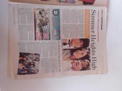 Milliyet Televizyon Gazetesi - 4 10 Ekim 2008 - Aysun Kayacı Posteri - Gülse Birsel Yazdı Ata Demirer Oynadı - Avrupa Yakası - Oyuncu Polat Bilgin - Star TV Haber Spikeri Şükran Güzeliş-  Türklerin Darbe Tarihi TRT'de - Deniz Çakır - Timur Acar - Hasibe Eren