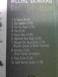 MELİKE DEMİRAĞ GERİ DÖNÜŞÜM CD SIFIR AMBALAJINDA