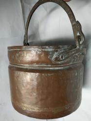 BAKIR  BAKRAÇ, BAKIR HELKE,1930-40 LARDAN USTA İŞİ KIRLANGIÇ GEÇME, BAKIRDAN MAMÛL BAKRAÇ, HELKE,SU KOVASI, MUHTEŞEM İŞÇİLİKLİ, DEKORLUK BAKRAÇ.