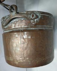 BAKIR  BAKRAÇ, BAKIR HELKE,1930-40 LARDAN USTA İŞİ KIRLANGIÇ GEÇME, BAKIRDAN MAMÛL BAKRAÇ, HELKE,SU KOVASI, MUHTEŞEM İŞÇİLİKLİ, DEKORLUK BAKRAÇ.