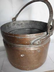 BAKIR  BAKRAÇ, BAKIR HELKE,1930-40 LARDAN USTA İŞİ KIRLANGIÇ GEÇME, BAKIRDAN MAMÛL BAKRAÇ, HELKE,SU KOVASI, MUHTEŞEM İŞÇİLİKLİ, DEKORLUK BAKRAÇ.