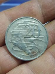 P50--------MADENİ PARA 1979 AVUSTRALYA 20 CENT