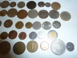 ANTİKA YABANCI MADENİ PARA KOLEKSİYONU KARIŞIK ÜLKELER HER BİRİ FARKLI 100 ÇEŞİT