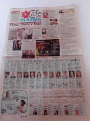 Milliyet Cafe Gazetesi - 25 Haziran 2009 - Okan Bayülgen - Uğur Dündar Yılın Babası - Kurtlar Vadisi Pusu - Beren Saat - Ivana Sert - Tanyeli - Arda Turan - Bendeniz - Petek Dinçöz Fenerbahçe Karşısında Hep Yenildim