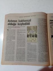 Cumhuriyet Bilim Teknik Gazetesi - 8 Temmuz 1989 - Sayı 123 -Aral Gölü Pirinç Tarlası Oluyor - Almanya'da Araştırma Humması- Genetik Parmak İzleri Tartışmalı- Güneş Rüzgarları Sayesinde Yelkenlilerle Ay'a Seyahat - Su Üzerinde Dans Eden Damlalar - Çevirmen Kutu Duyduğu Sesi Başka Dile Çeviriyor - Müzikal Bilgisayarların En Görkemlisi- Astımın Kalıtımsal Olduğu Keşfedildi