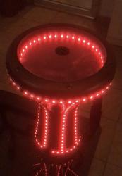 Eker percussıon askılı kumandalı ledli darbuka